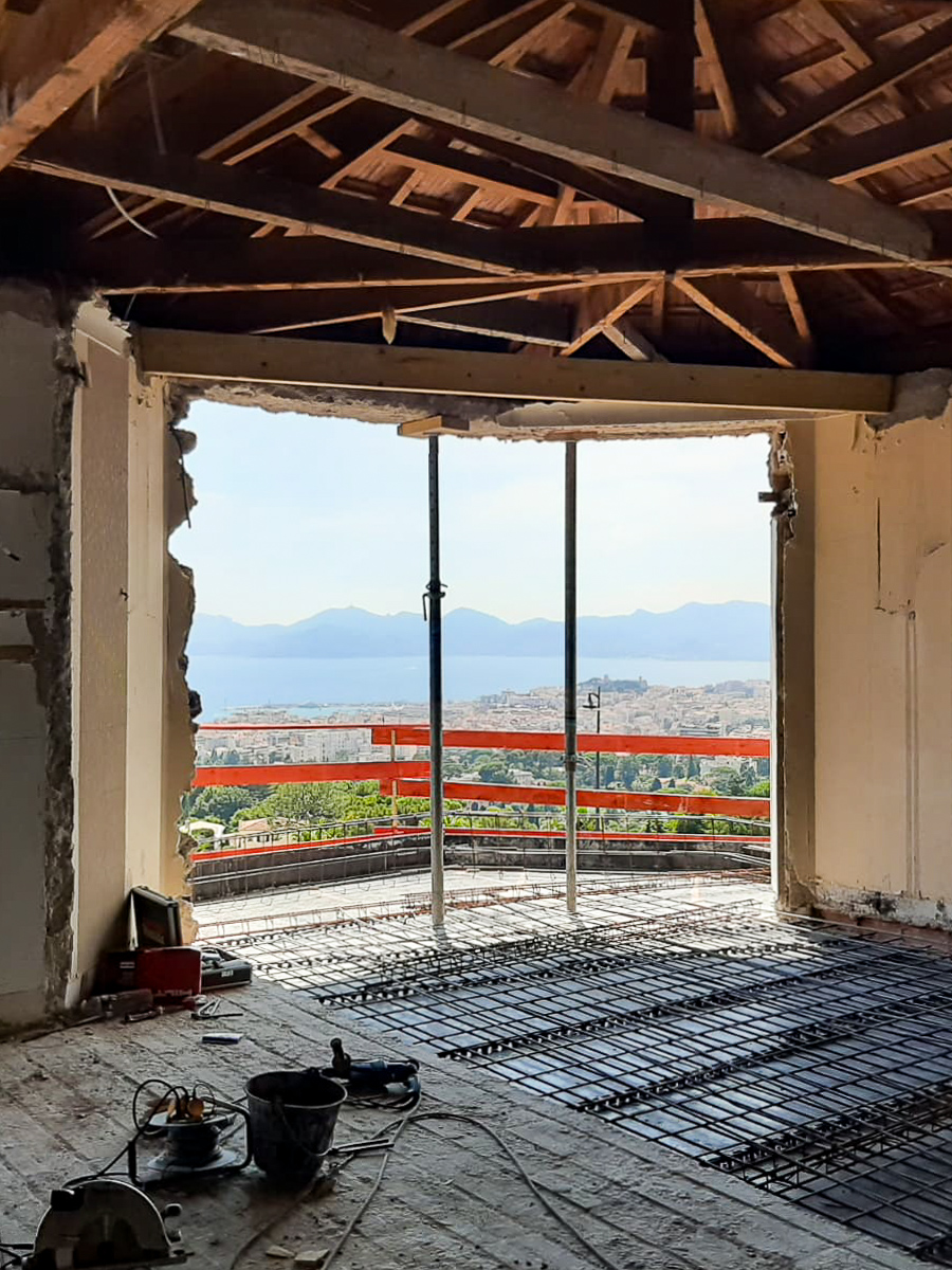 Rénovation et extension maison Cannes