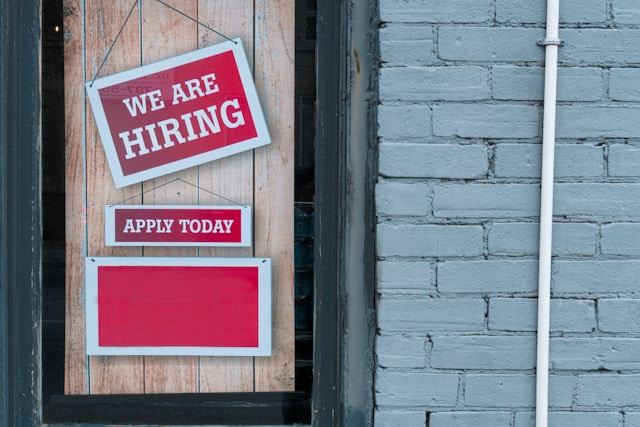 General contractor hiring masonry team leader. Photo @Eric Prouzet on Unsplash