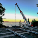 Shazad Construction construction site in Theoule-sur Mer, French Riviera